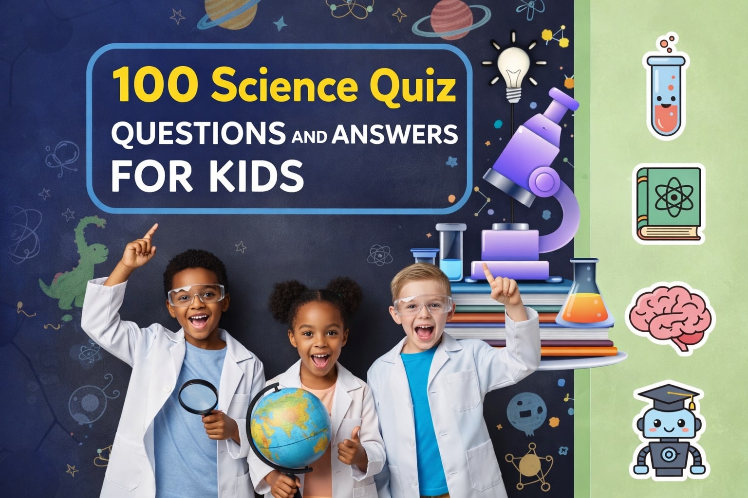 100 Science Quiz Questions and Answers